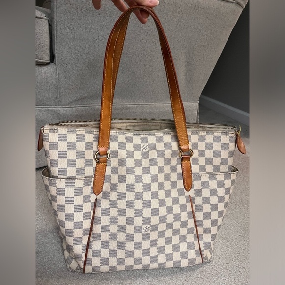 Totally MM Damier Azur Tote - Picture 1 of 12